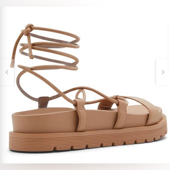 NEW Aldo Call It Spring Jayda Women’s Vegan Sandals Beige 6.5 - Picture 3 of 14